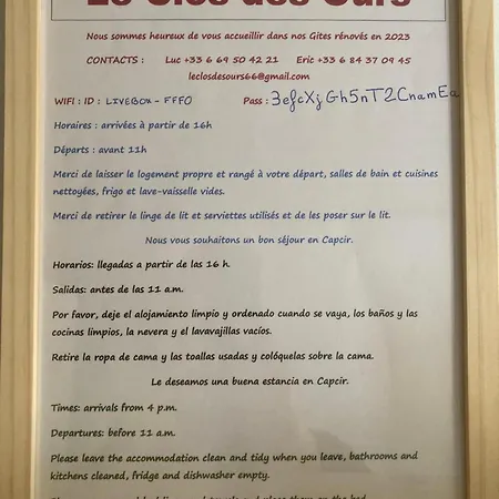 Prázdninový dům Maison Boutxy Le Clos Des Ours *